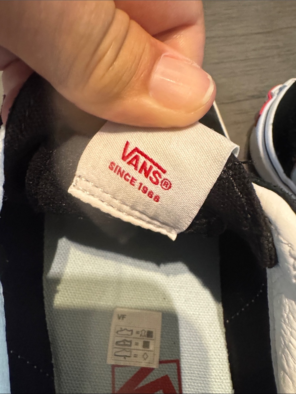 Vans Black & Red Low-Top Lace-Up Skate Sneakers - Picture 5 of 7